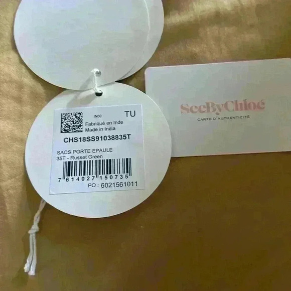 NWT SeeBy Chloe Joan Mini Shoulder Bag Detachable and Adj Strap Dusty included - Picture 14 of 14